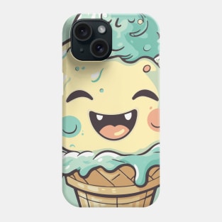 Happy Ice cream cone Phone Case