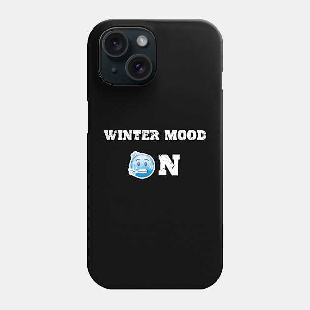 WINTER MOOD ON Phone Case by aesthetice1