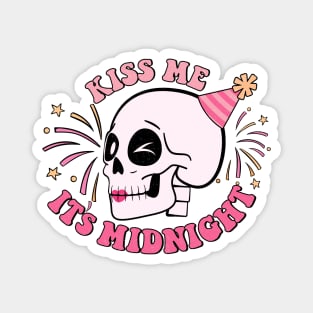 Kiss Me It's Midnight Magnet