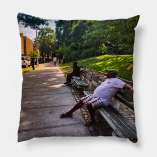 St Nicholas Park Harlem Manhattan NYC Pillow