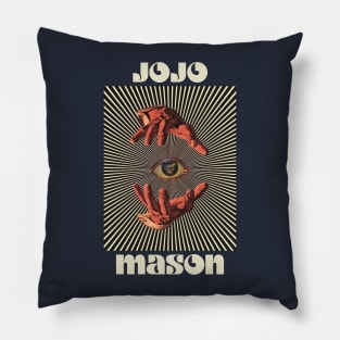 Hand Eyes Jojo Mason Pillow