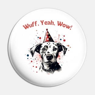 Woofy Adventure - Funny Dog Design Pin