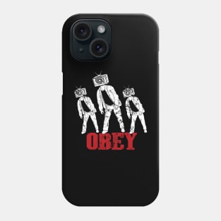 Conspiracy Theory TV Brainwashing Phone Case