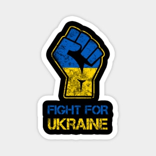 Fight for Ukraine Fist Magnet