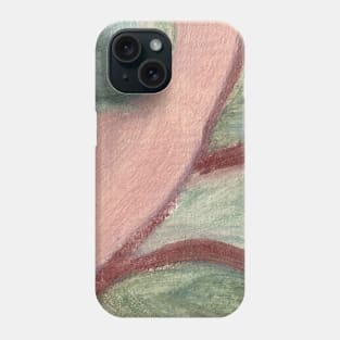 Green Pink Abstract Art Phone Case