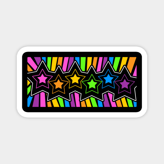 Highlighter Stars Magnet by spdy4