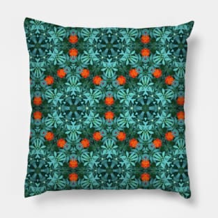 Rusty Marigold Pattern Pillow