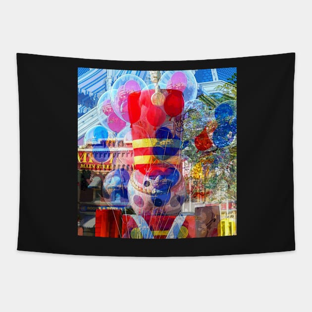 Main street USA Toy Solder Christmas card Tapestry by dltphoto