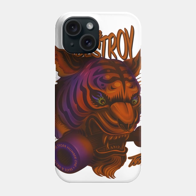 Skate & Destroy Phone Case by thetyger