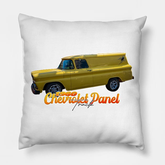 1960 Chevrolet Panel Truck Pillow by Gestalt Imagery