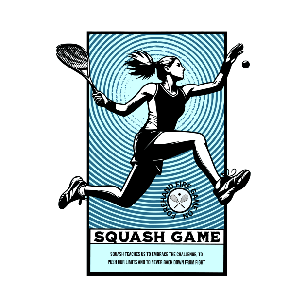 Squash player by Graffik-Peeps