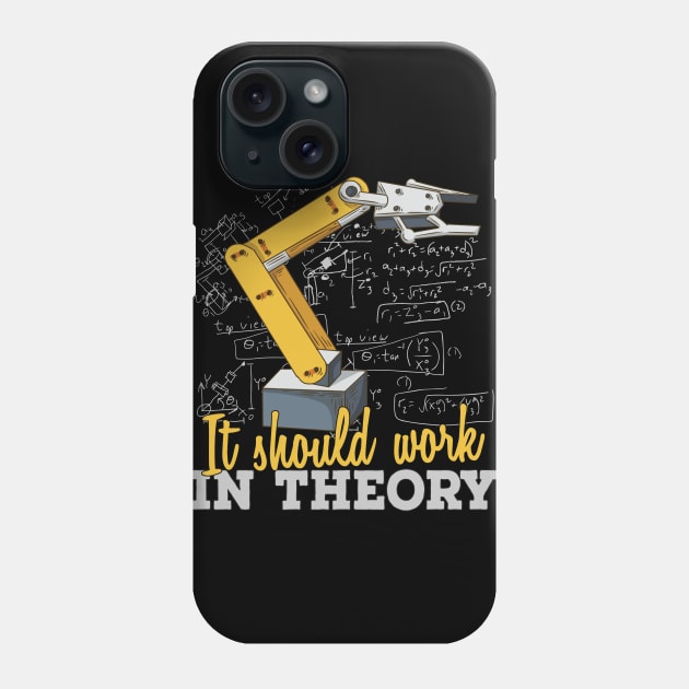 Funny Robotics Engineering Cartoon Art Phone Case by USProudness