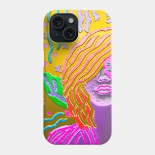 glass colorful woman Phone Case