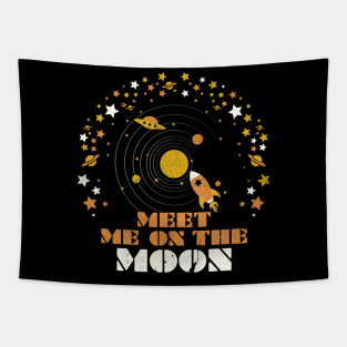 Meet me on the Moon Tapestry