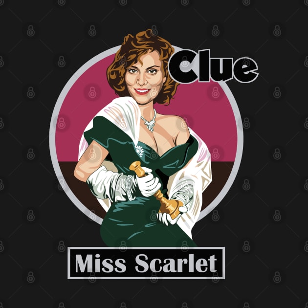 CLUE Miss Scarlet by Tiro1Linea