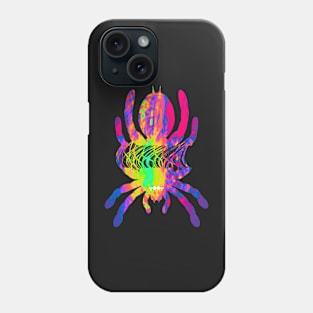 Tarantula Silhouette V23 (Tie Dye) Phone Case