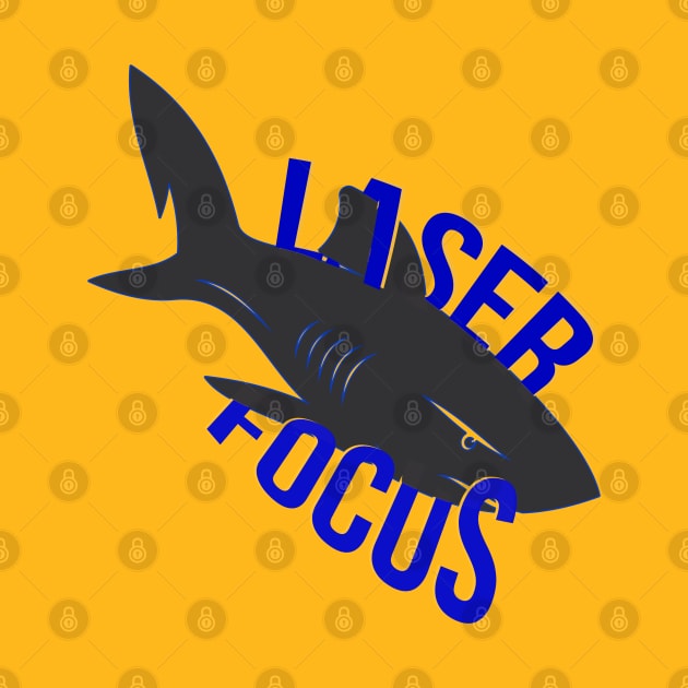 Laser Focus Shark by PopCycle