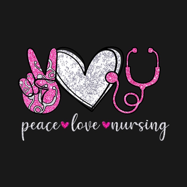 Peace Love Nursing Gifts Nurses by dannetee