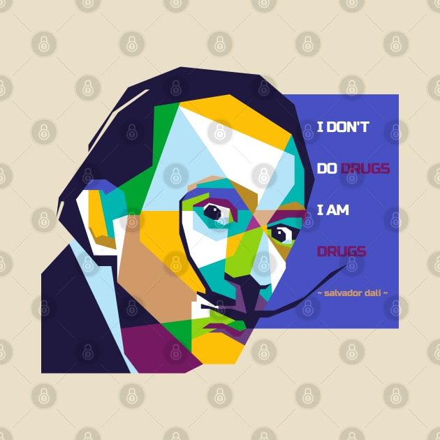 Salvador Dali and best quotes in WPAP by smd90