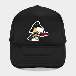 Firefighter Snoopy Hat