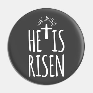 He Is Risen Shirt For Men Women Christian Gifts Happy Easter Pin