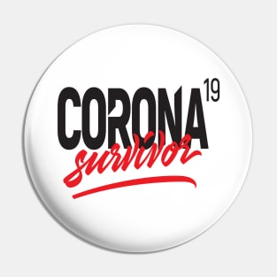 Coronavirus-19 Survivor Pin