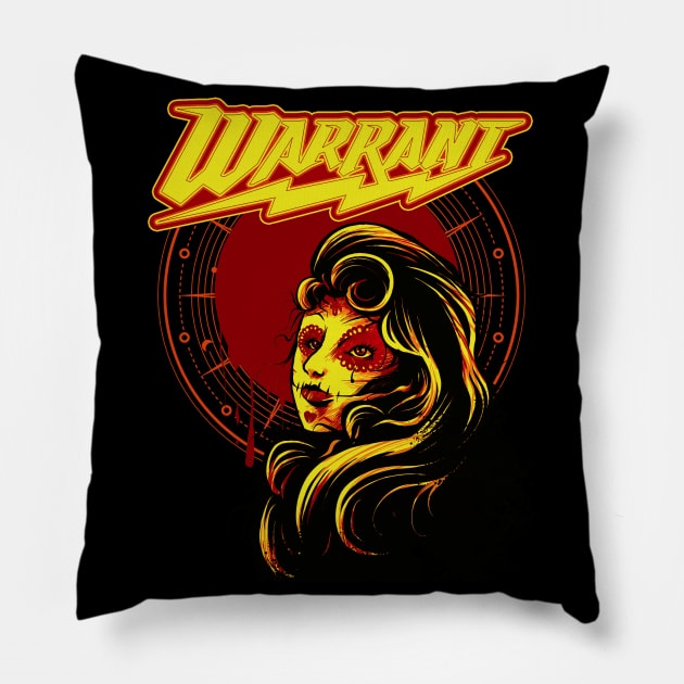 Warrant band Pillow by Horrorrye