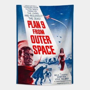 Plan 9 Color Poster Tapestry