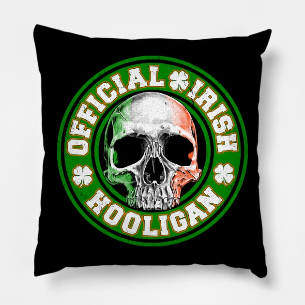 Irish Hooligan Pillow by Atomic Blizzard