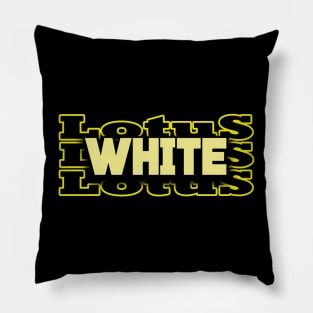 White Lotus Fade Pillow