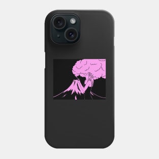 Girl smoking Phone Case