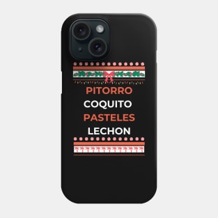 Pitorro Coquito Pasteles Lechon Phone Case