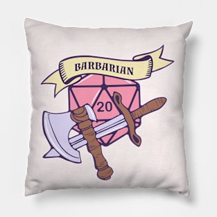 D&D Barbarian Pillow