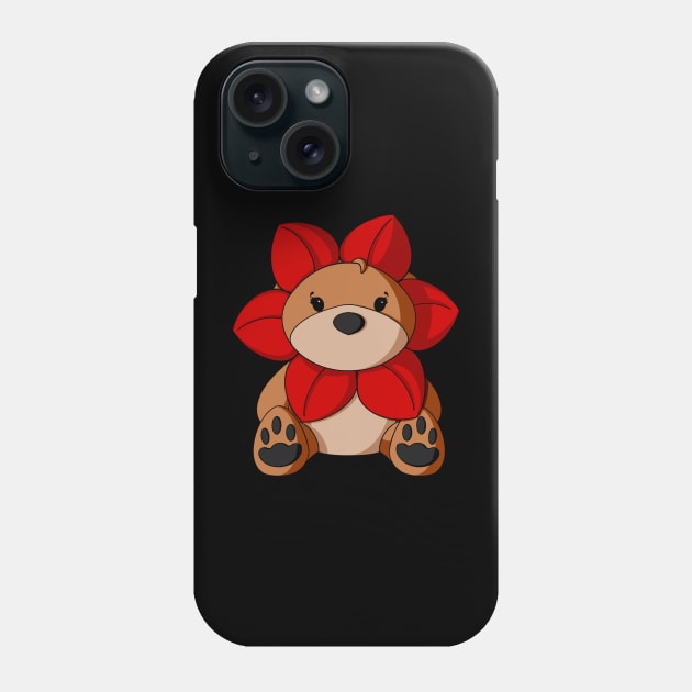 Flower Teddy Bear Phone Case by Alisha Ober Designs