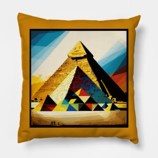Evolving Pop Art Pyramid Pillow