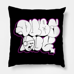 The Throwie White Pillow