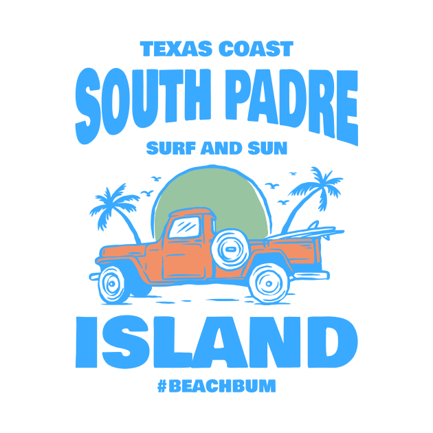 SOUTH PADRE ISLAND TEXAS T-SHIRT by Cult Classics