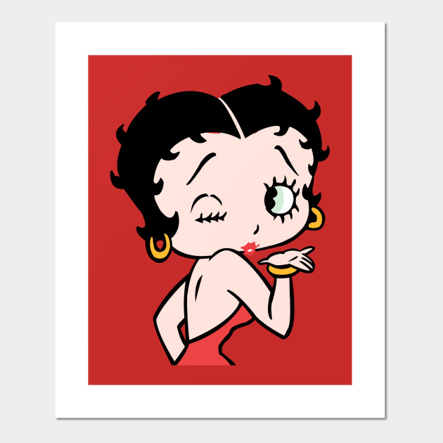 Betty Boop Kiss (Color) - Betty Boop Kiss Wink Color - Posters And Art Prints TeePublic Betty Boop Kiss (Color) - Betty Boop Kiss Wink Color - Posters And Art Prints TeePublic