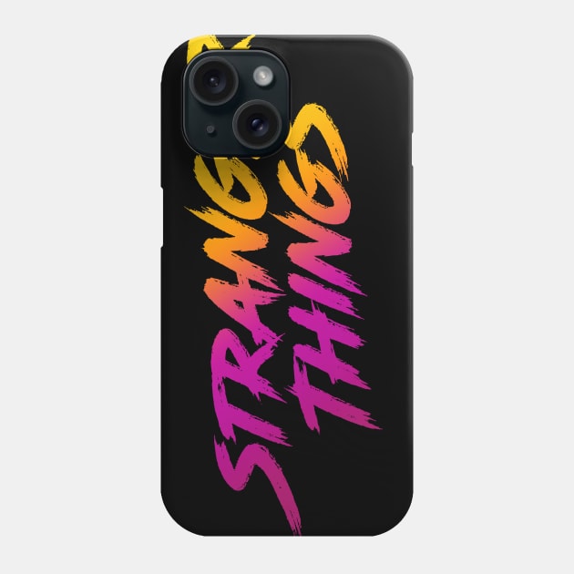 80s Stranger Things Phone Case by zerobriant