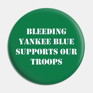 BYB Supports our Troops Cut out Letters Design Pin