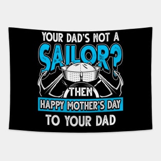 Funny Saying Sailor Dad Father's Day Gift Tapestry