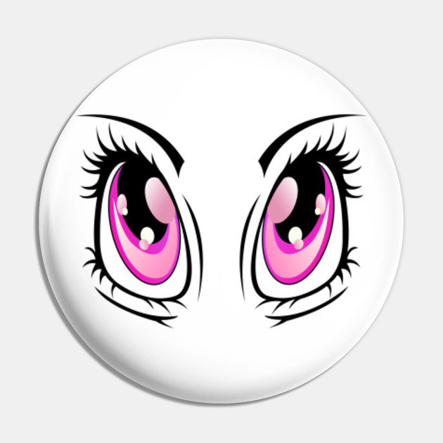 Cute Eyes Design Anime And Manga Pin Teepublic