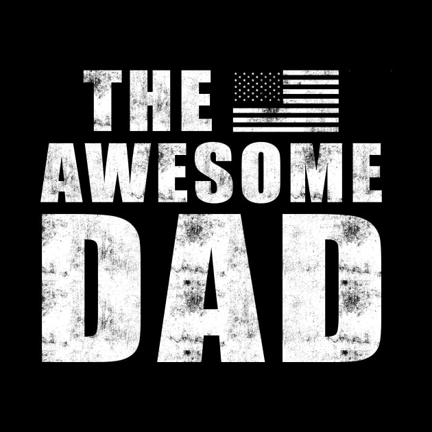 The awesome dad by printedartings