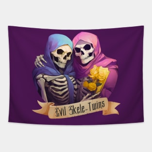 Evil Skele-twins Tapestry