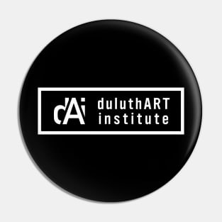 DAI Horizontal Logo White Pin