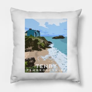 Tenby Beach - Pembrokeshire Pillow