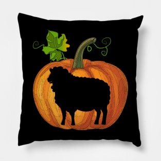 Sheep in pumpkin Pillow