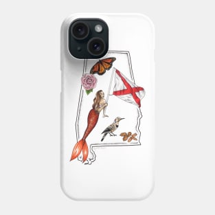 Alabama Mermaid Phone Case