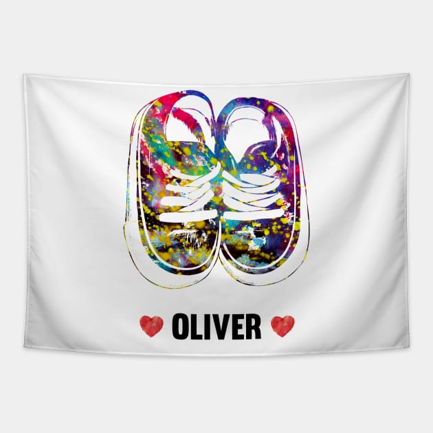Oliver Baby Name Tapestry by erzebeth