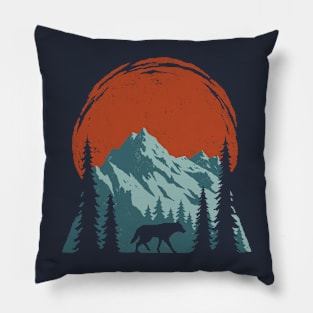 Lone Wolf Pillow